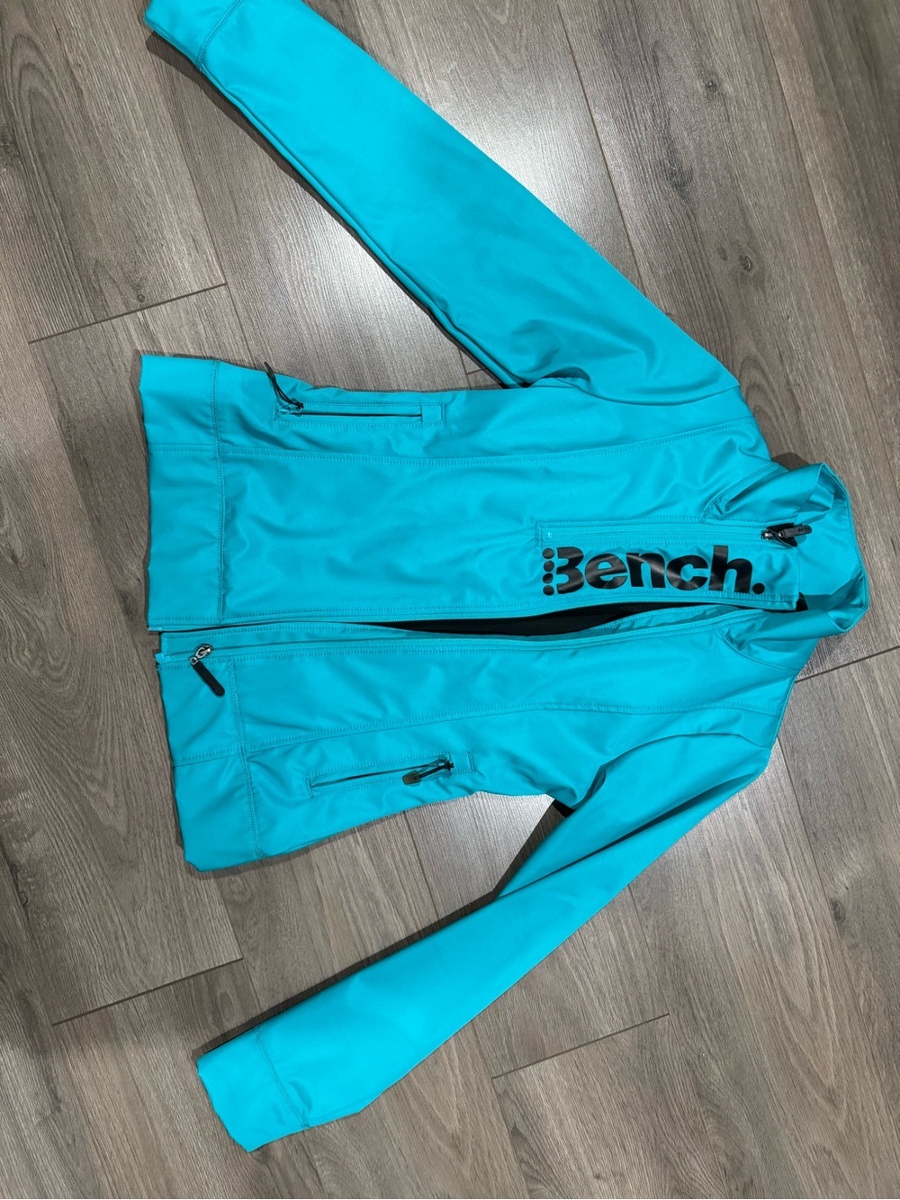 Bench Teal-Turquoise Jacket with Hood Loop